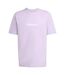 Mens Essentials Linear Single Jersey T-shirt Plum Adidas-2
