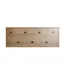 Patère Murale Double Miranda 80cm Chêne Foncé & Noir-2