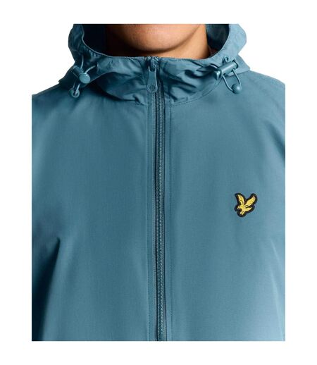 Mens Full Zip Jacket Blue Lyle & Scott