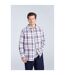 Mens cove flannel shirt beige Animal-1