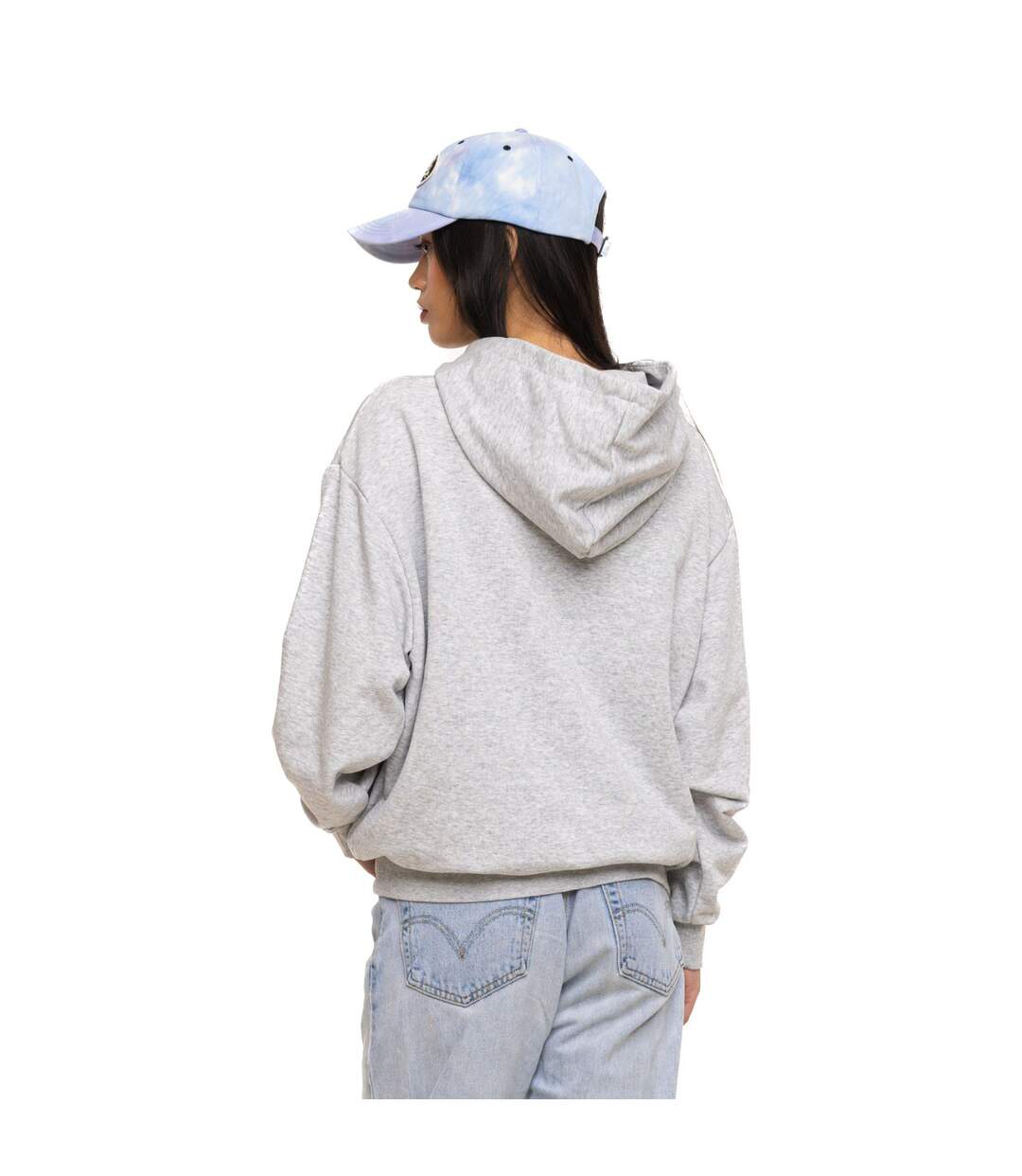 Sweat à capuche femme relax fit avec imprimé Puff et Strass Chain Vondutch-3