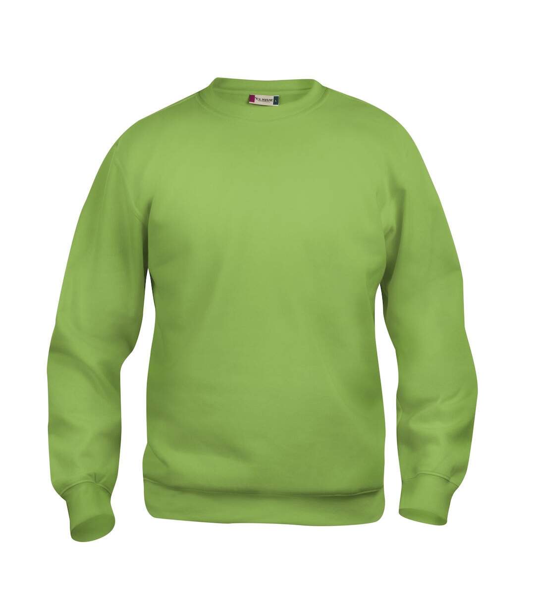 Unisex adult basic round neck sweatshirt light green Clique-1