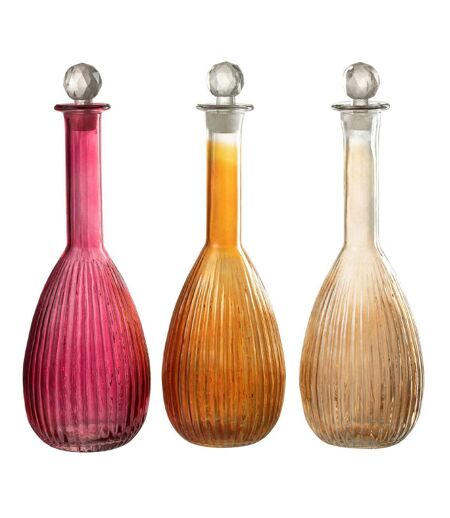 Carafe en Verre Lignes Anastasia 39cm Rouge