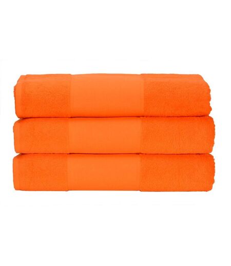 A&R Towels Print-Me Hand Towel (Bright Orange) - UTRW6036
