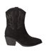 Womens/ladies karmi western stitch detail cowboy boots natural black Dorothy Perkins