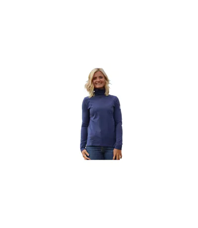 Haut Polaire Manches Longues Motif/style Pénombre Femme Lilas Foncé Lazy Jacks