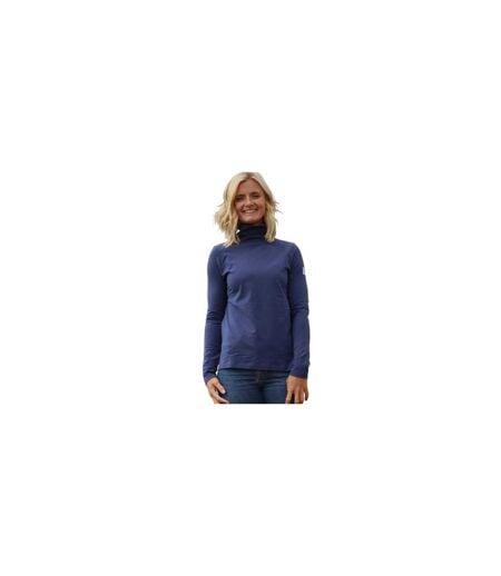 Haut Polaire Manches Longues Motif/style Pénombre Femme Lilas Foncé Lazy Jacks