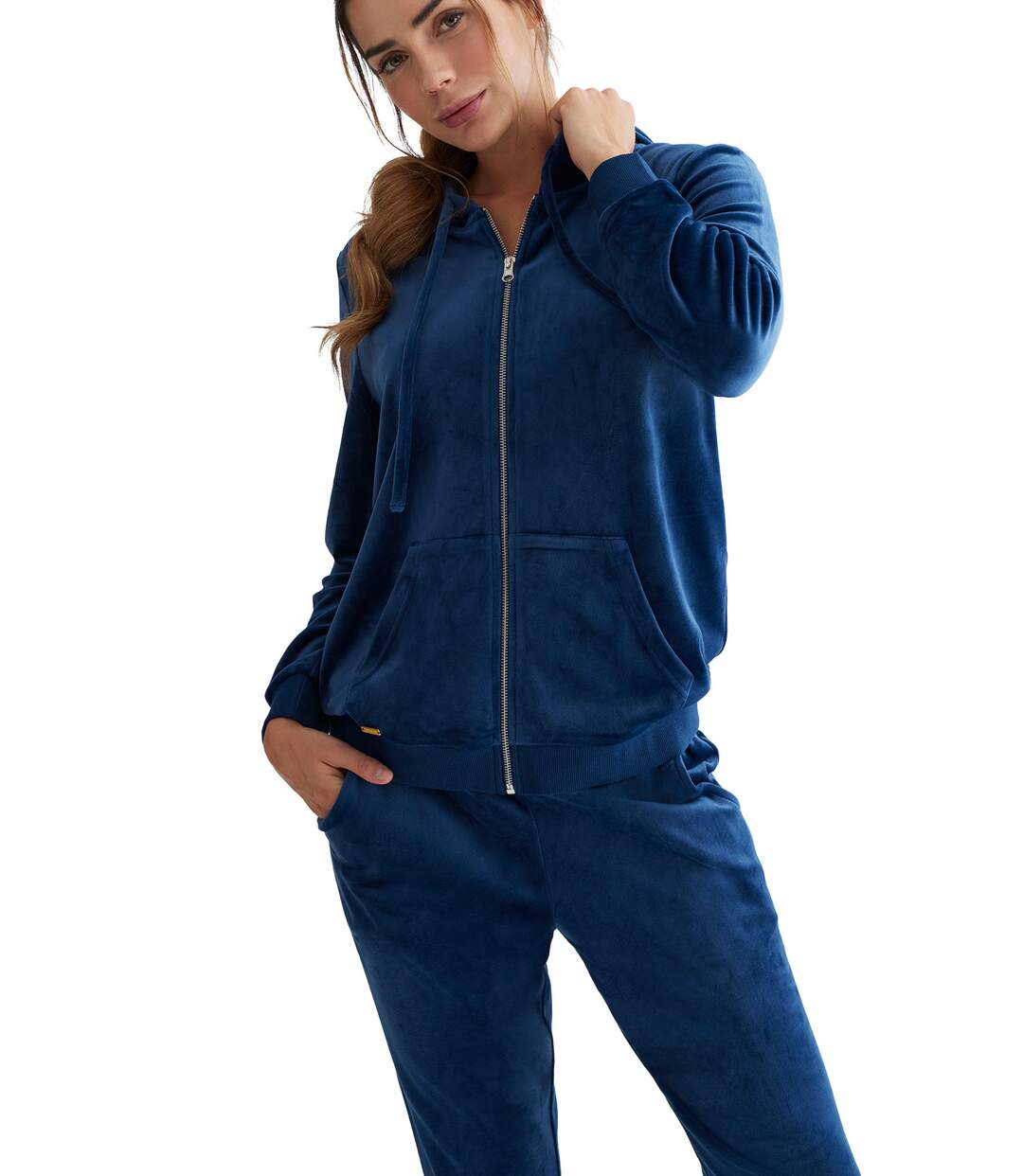 Tenue détente et intérieur pyjama pantalon sweat capuche Sport Selmark-2