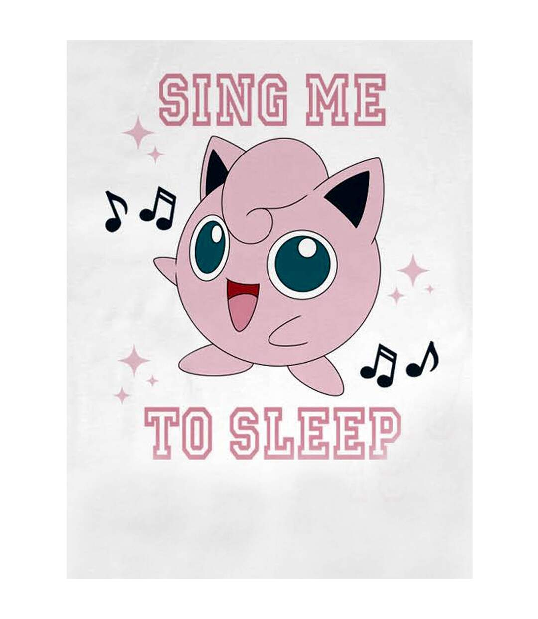 Robe t-shirt sing me to sleep femme blanc Pokemon-3