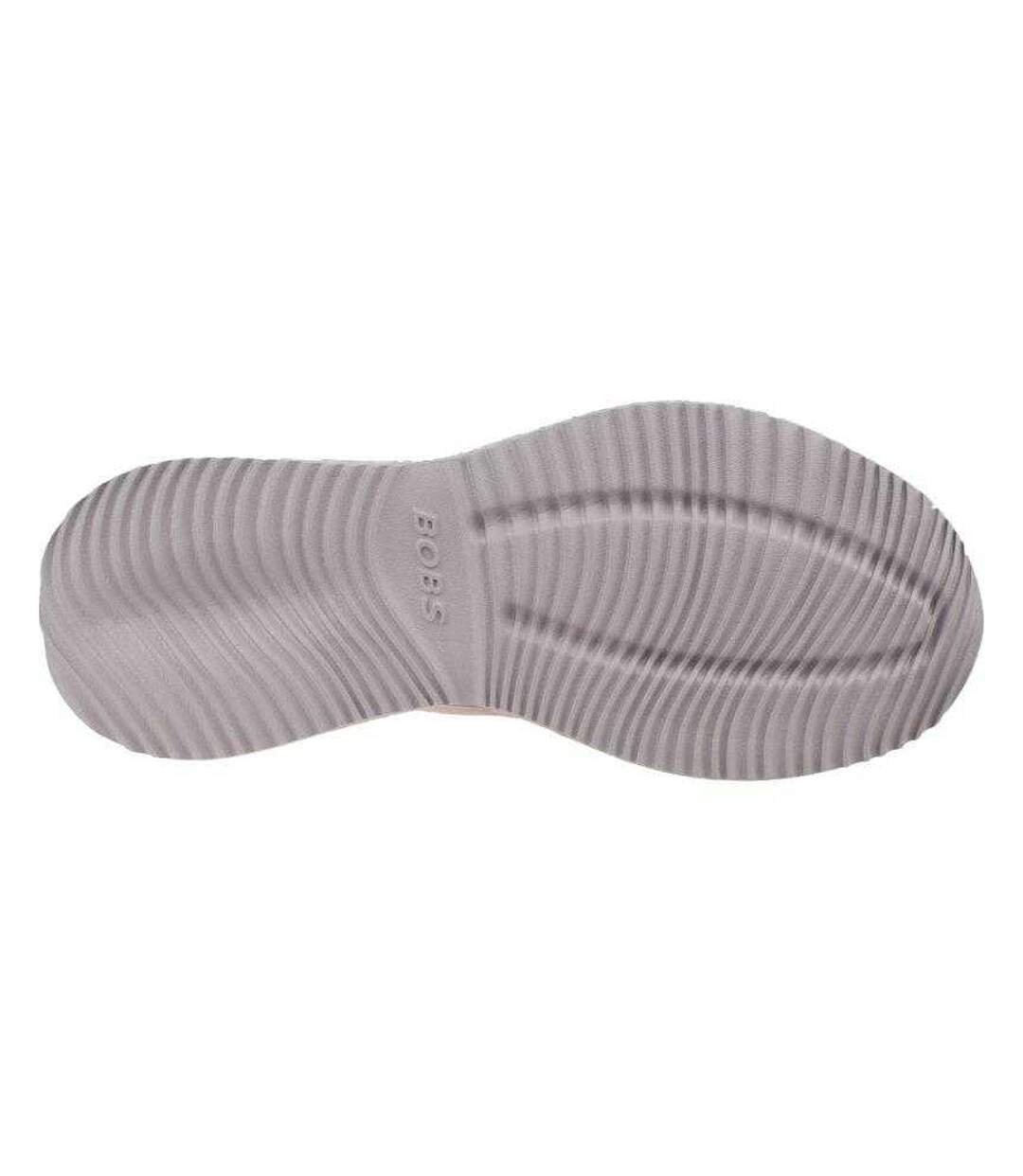 Womens/ladies Bobs Sport Squad Tough Talk Shoes Grey Skechers-4