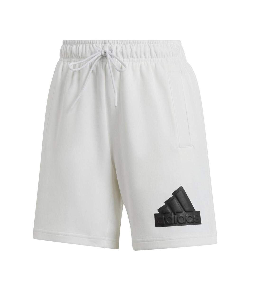 Short Blanc Femme Adidas Fi Bos - S-1