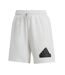 Short Blanc Femme Adidas Fi Bos - S