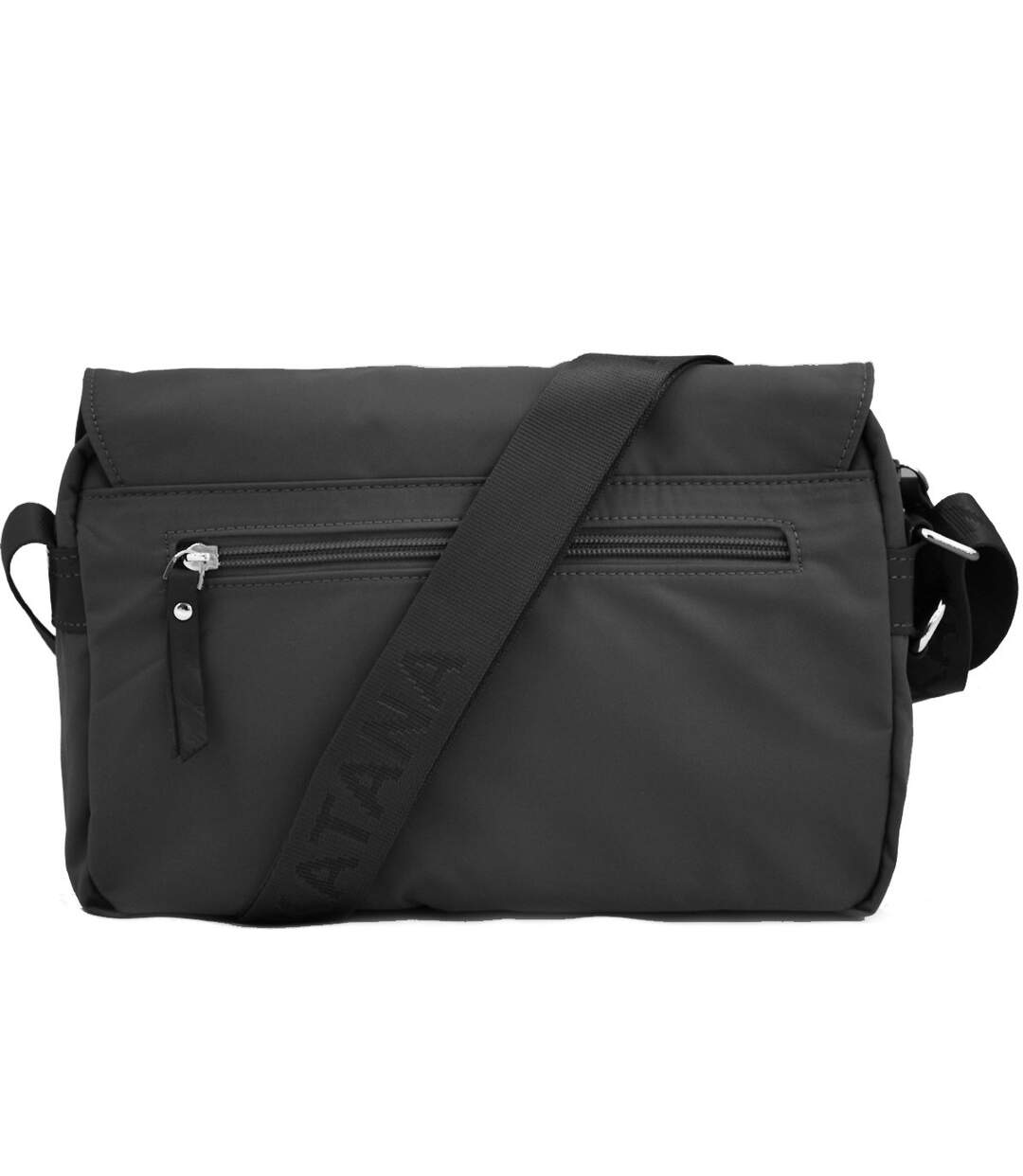 Katana - Sac bandoulière nylon et cuir - noir - 2563-3