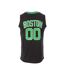 Boston 00 Maillot de basket Noir Homme Sport Zone - L