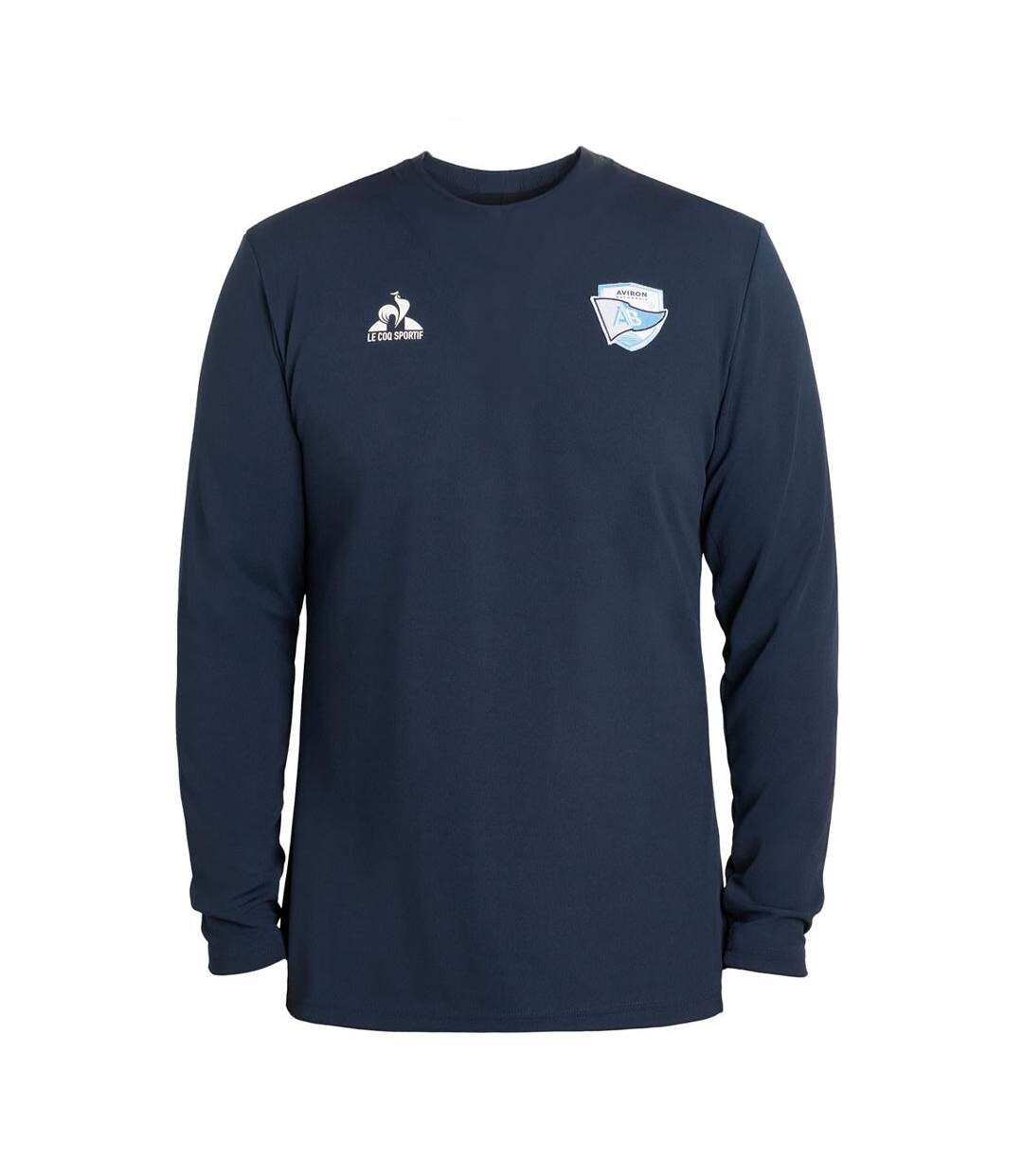 Aviron bayonnais sweat training marine homme le coq sportif-1