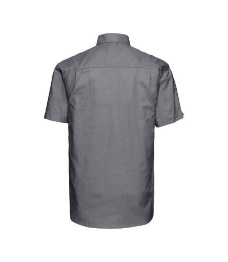 Chemise Formelle Oxford Homme Argenté Russell Collection