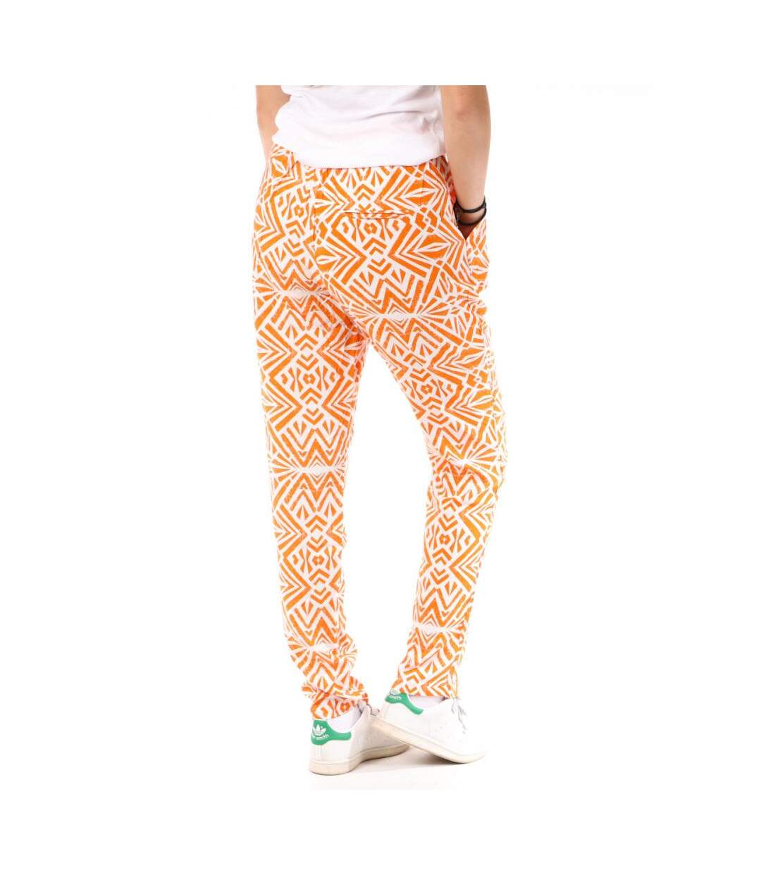 Pantalon Orange à Motifs Femme Only Nova Life - 38