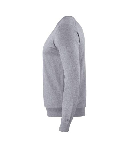 Mens Oakville V Neck Sweatshirt Grey Melange Cutter & Buck