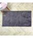 Tapis Imitation Fourrure Fin 60x110cm Gris-5