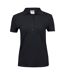 Polo luxury femme noir Tee Jays Tee Jays