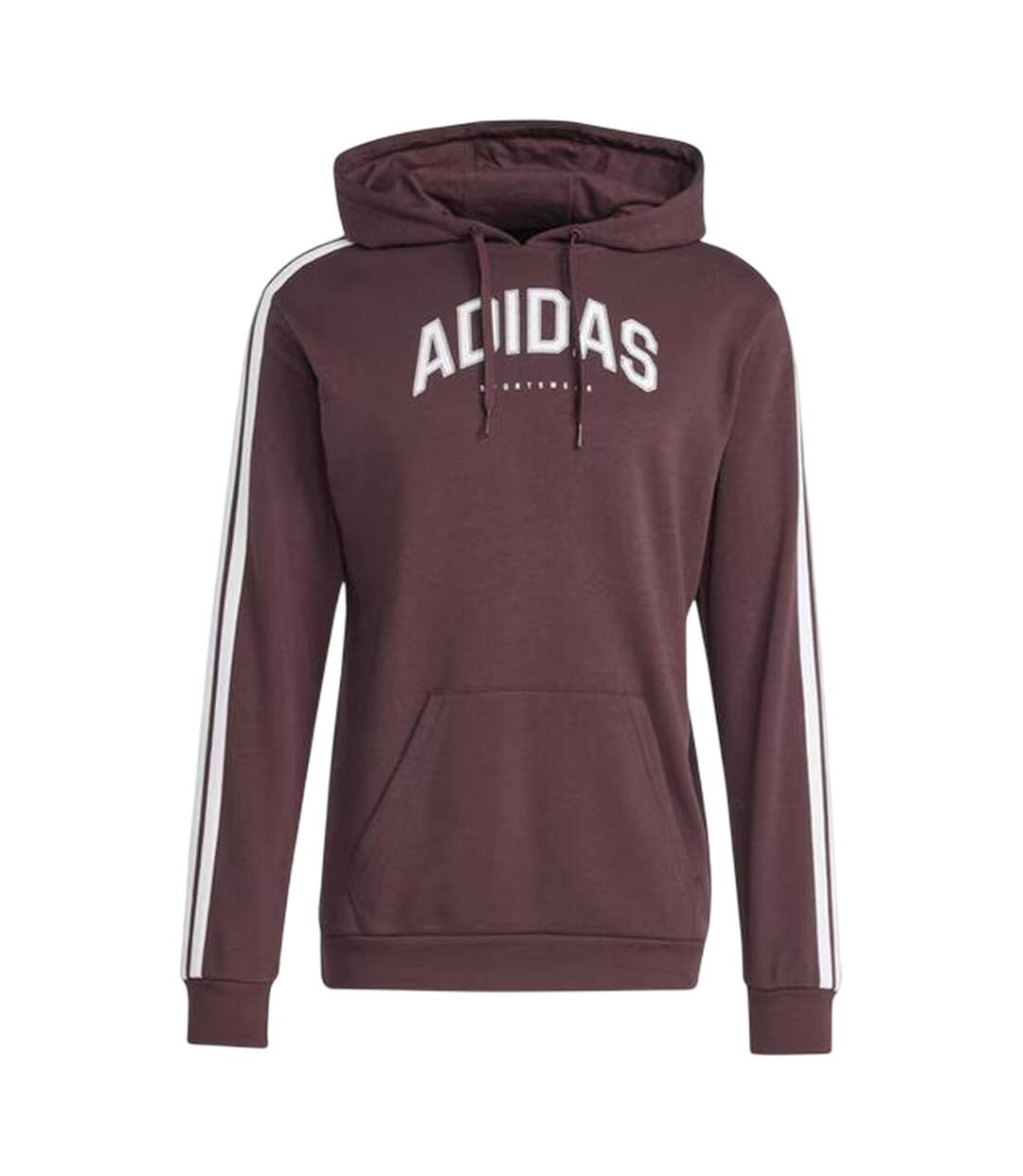 Sweat À Capuche Motif/style Universitaire Homme Rubis Adidas-2