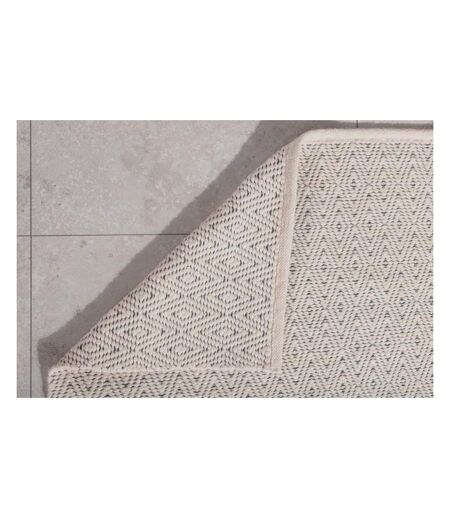 Tapis en polyester et laine beige Julana 240 x 170 cm