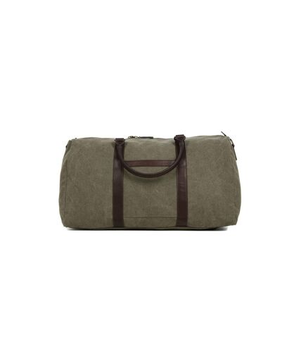 Sac de voyage toile et cuir KATANA - kaki