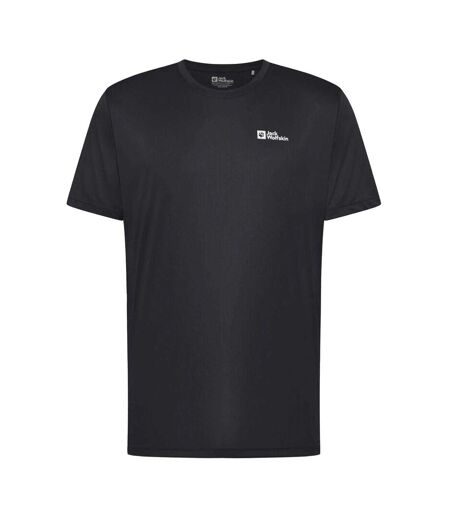 Mens Tech Logo T-shirt Phantom Jack Wolfskin