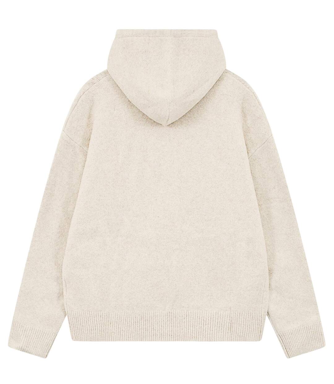 Veste À Capuche Femme Beige Couture Club-3