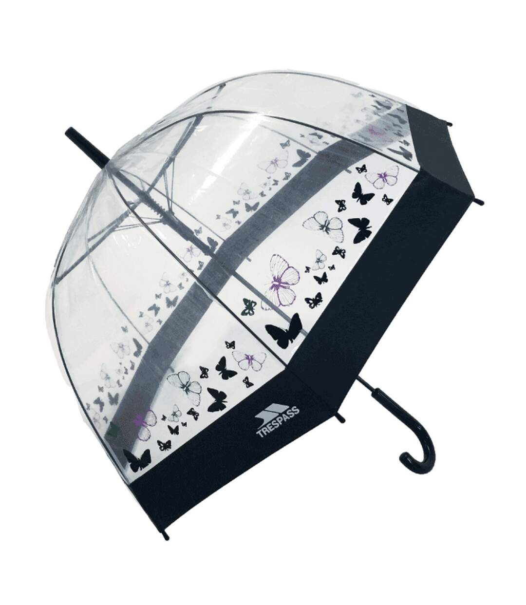 Trespass Papillon Clear Umbrella (One Size) (Butterfly Print) - UTTP3485-1