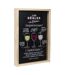 Cadre Collecteur de Bouchon Bistrot 46cm Noir-1