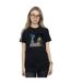 Disney Femme/Ladies Lady And The Tramp Spaghetti Slurp Cotton Boyfriend T-Shirt (Noir) - UTBI49456-2