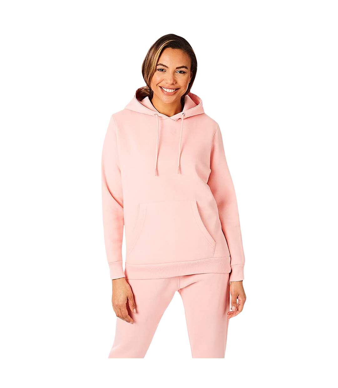 Womens/ladies hoodie rose pink Light And Shade