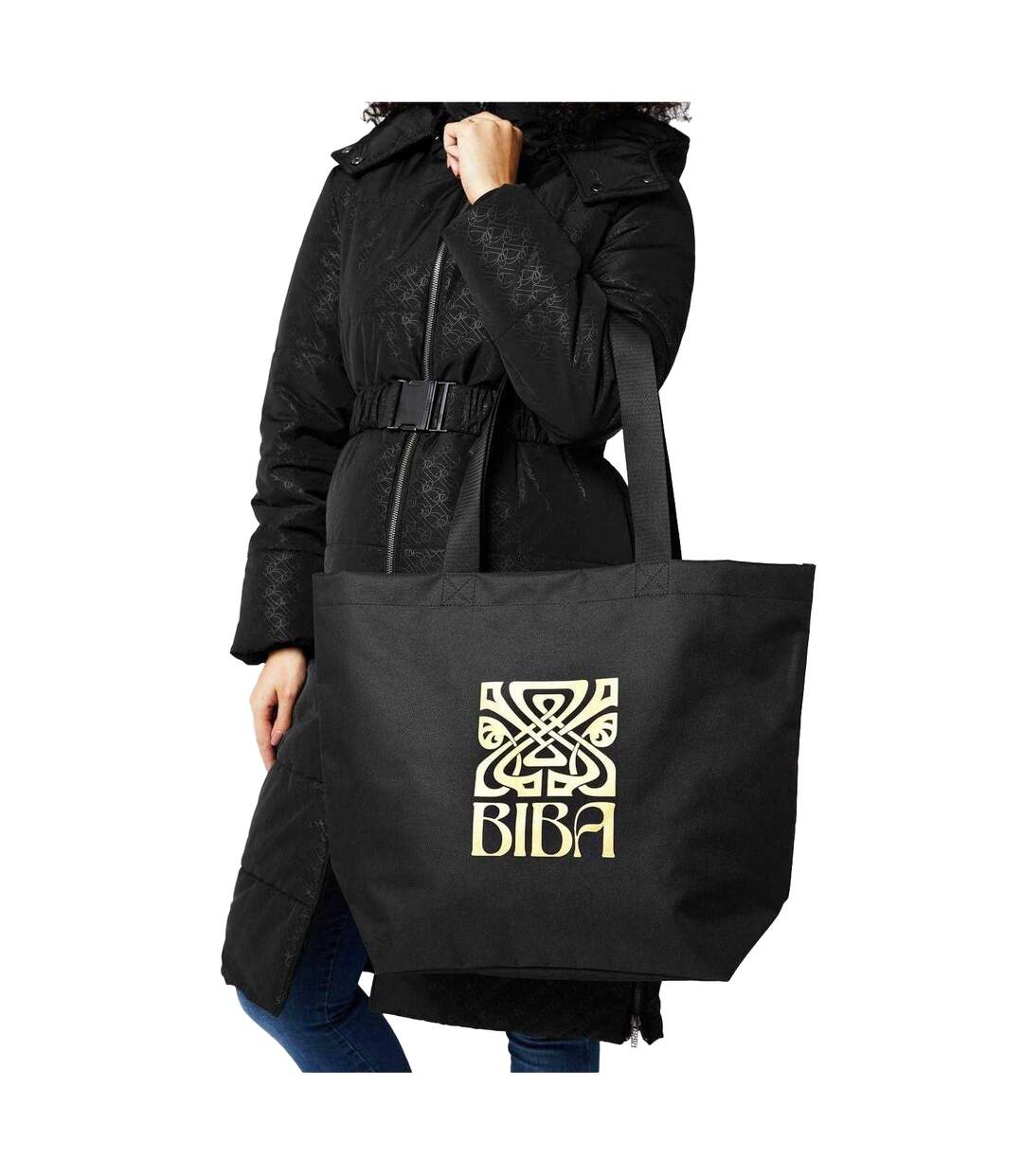 Tote Bag Motif/style Logo Taille Unique Noir Biba-3