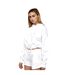 Juice Womens/Ladies Danica Crop Hoodie (White) - UTBG777-4