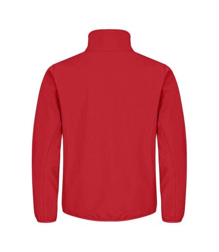 Mens Classic Soft Shell Jacket Red Clique