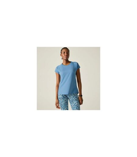 T-shirt De Sport Manches Courtes Corral Femme Bleu Clair Dare 2B