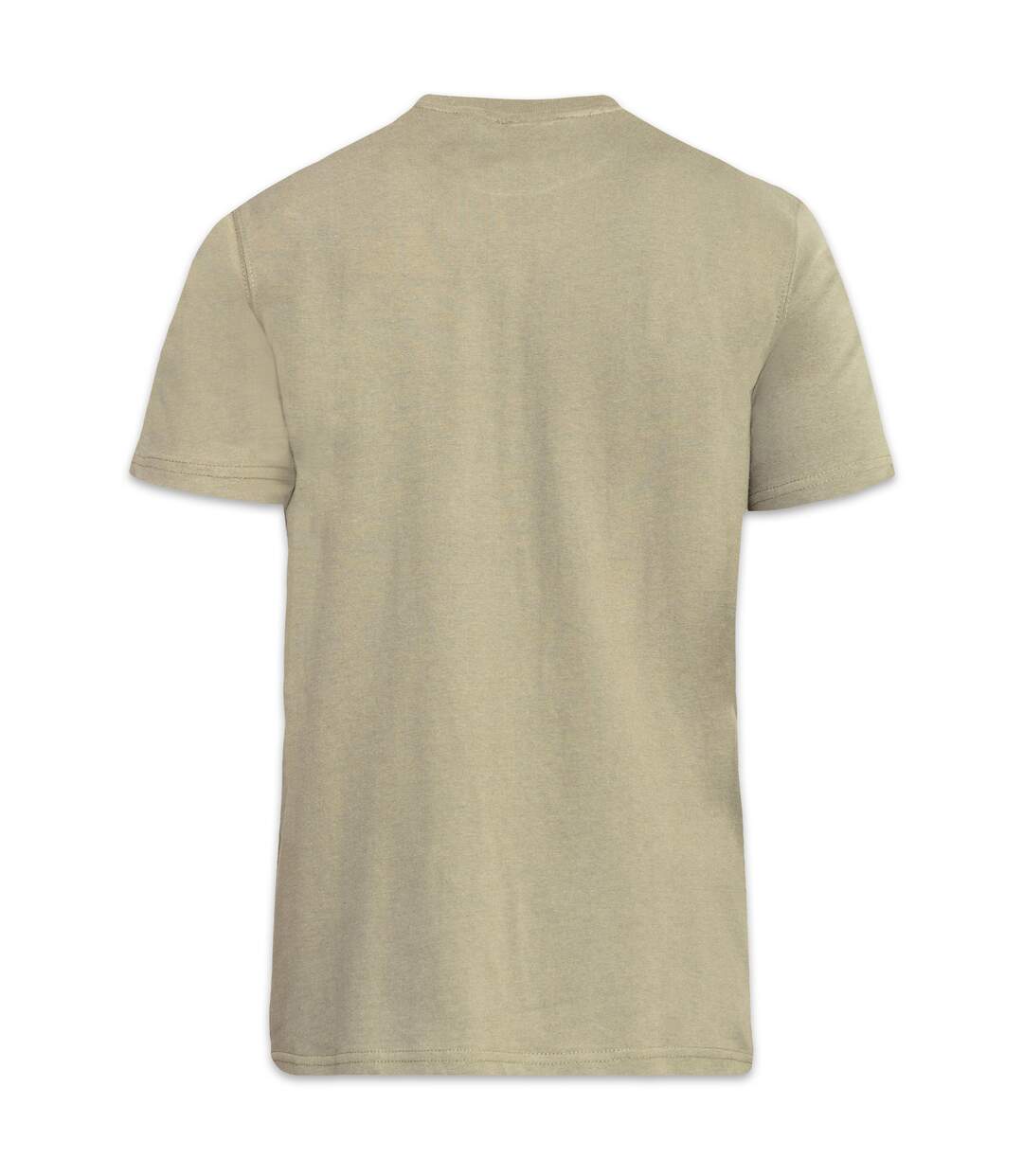 Duke Mens Flyers-2 Crew Neck T-Shirt (Khaki) - UTDC165-3