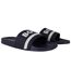 Claquettes Motif/style Lettrage Femme Bleu Marine Boss-1