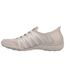 Womens/ladies Breathe Easy Roll With Me Trainers Taupe Skechers-2