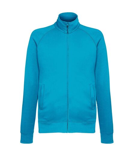 Fruit Of The Loom Mens Lightweight Full Zip Sweatshirt Jacket (Azure Blue)