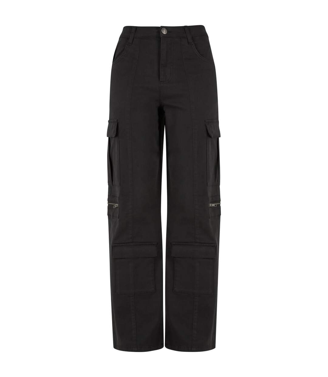 Pantalon À Poches Utility Femme Noir Urban Classics-1