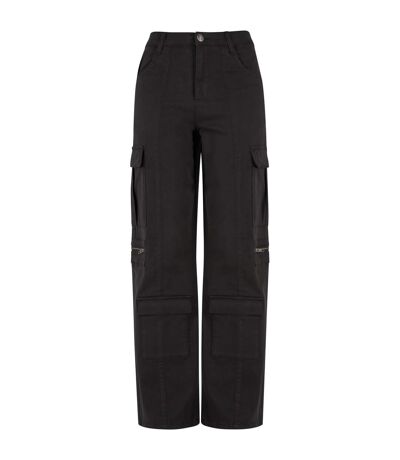 Pantalon À Poches Utility Femme Noir Urban Classics