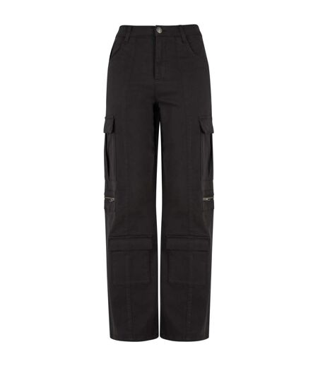 Pantalon À Poches Utility Femme Noir Urban Classics