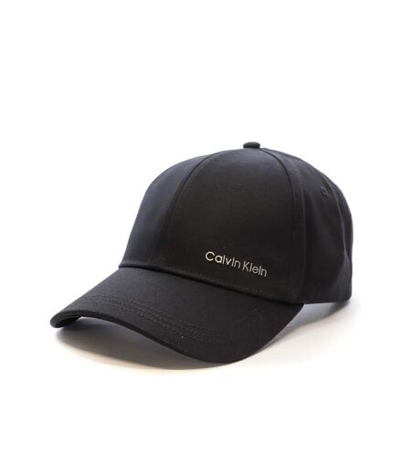 Casquette Noire Homme Calvin Klein Jeans Metal - Taille unique