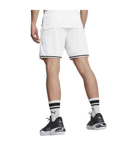 Mens Team Basketball Shorts White Puma