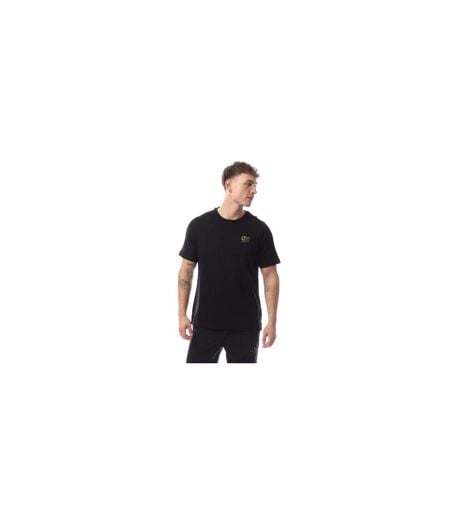 T-shirt Motif/style Holographique Homme Noir Jaune Or Cruyff