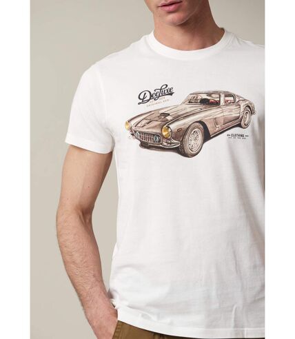 tshirt col rond avec imprimé voiture vintage sur le devant ARIZONA