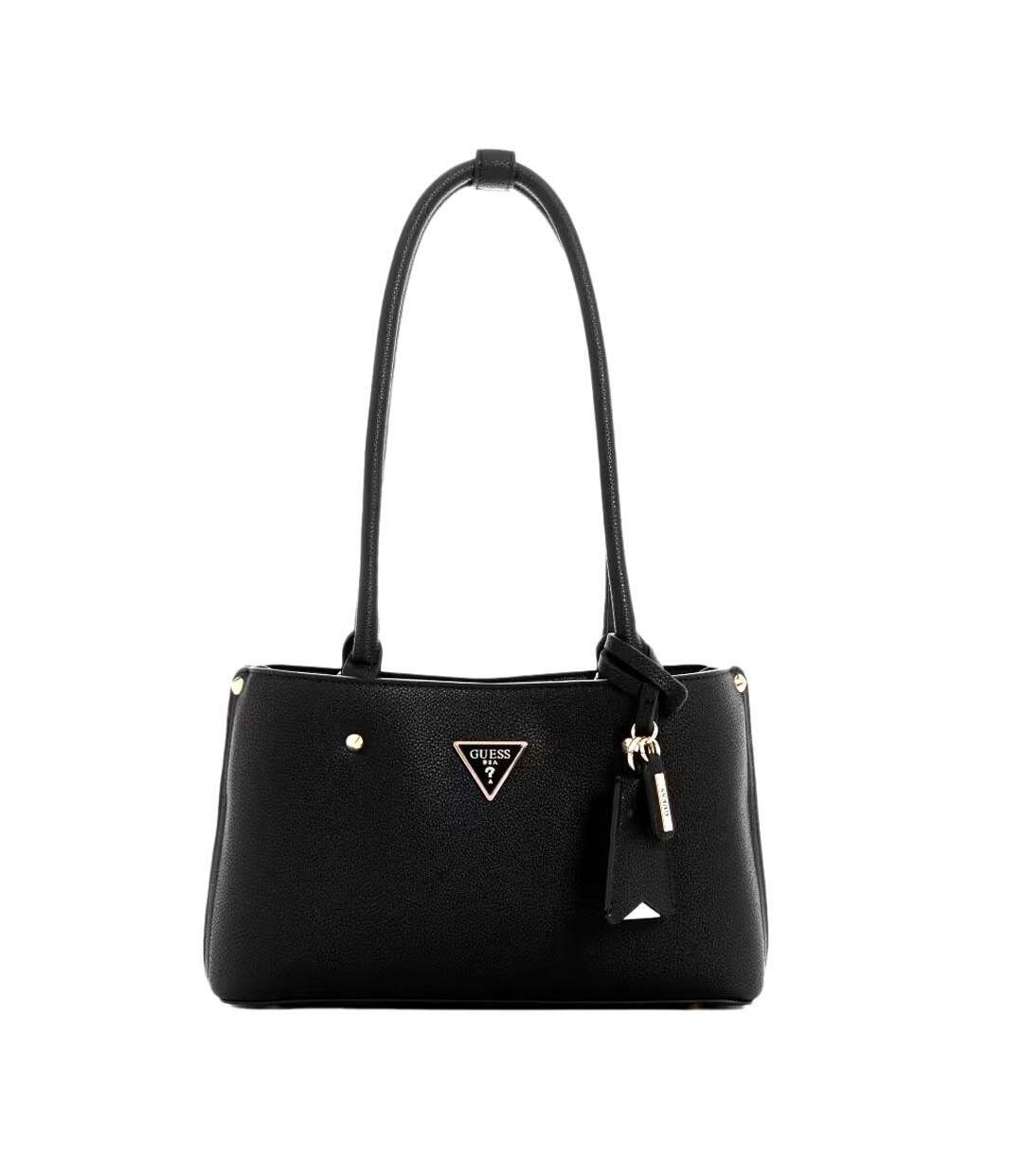 Sac à main noir femme guess meridian shoulder-1