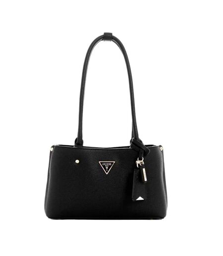 Sac à main noir femme guess meridian shoulder